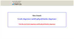 Desktop Screenshot of gratis-ringetoner.tripod.com