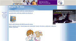 Desktop Screenshot of angelesdeamor.tripod.com