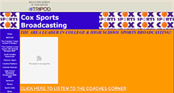 Desktop Screenshot of coxsports.tripod.com