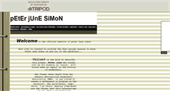 Desktop Screenshot of peterjunesimon.tripod.com