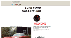 Desktop Screenshot of fordgalaxie5000.tripod.com