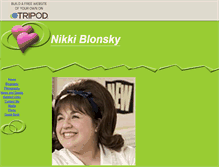 Tablet Screenshot of nikkiblonskyfansite.tripod.com