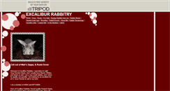 Desktop Screenshot of excaliburrabbitry.tripod.com