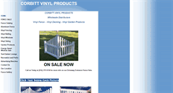 Desktop Screenshot of corbittvinylsales.tripod.com
