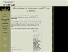 Tablet Screenshot of maplesandprinces.tripod.com