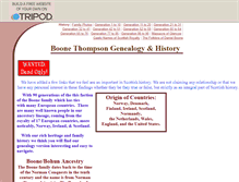 Tablet Screenshot of boone-thompson.tripod.com