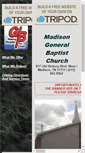 Mobile Screenshot of madisongbaptist.tripod.com