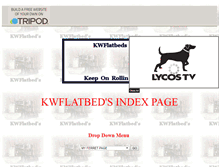 Tablet Screenshot of kwflatbed.tripod.com
