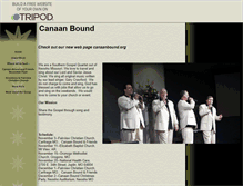 Tablet Screenshot of canaanbound.tripod.com