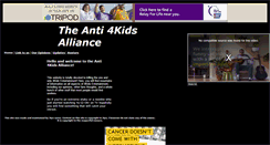 Desktop Screenshot of 4-kidshaters.tripod.com