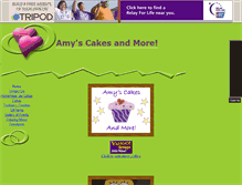 Tablet Screenshot of amyscakesandmore.tripod.com