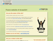 Tablet Screenshot of dcwashb1.tripod.com