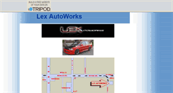 Desktop Screenshot of lex-autoworks.tripod.com
