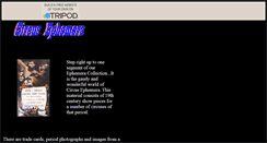Desktop Screenshot of ephemera2.tripod.com