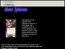 Tablet Screenshot of ephemera2.tripod.com