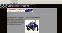 Desktop Screenshot of camaromotorsports.tripod.com