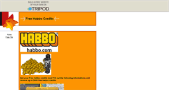 Desktop Screenshot of freehabbcredits.tripod.com