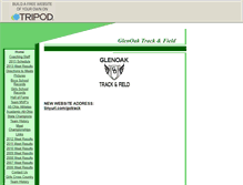Tablet Screenshot of glenoaktrack.tripod.com