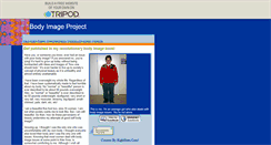Desktop Screenshot of bodyimageproject.tripod.com