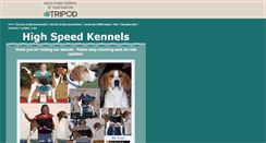Desktop Screenshot of highspeedkennels.tripod.com