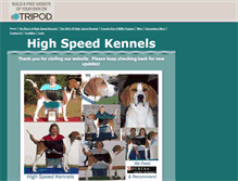 Tablet Screenshot of highspeedkennels.tripod.com