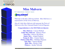 Tablet Screenshot of missmalvern.tripod.com