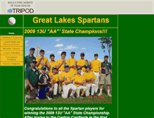 Tablet Screenshot of greatlakesspartans.tripod.com