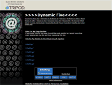 Tablet Screenshot of dynamicfive.tripod.com