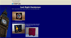 Desktop Screenshot of justrighthandyman.tripod.com