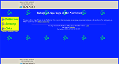 Desktop Screenshot of kriyababaji.tripod.com