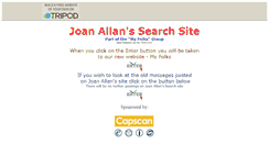 Desktop Screenshot of joan.allan.tripod.com