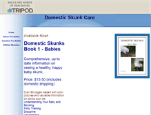 Tablet Screenshot of domesticskunkcare.tripod.com