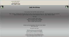 Desktop Screenshot of jedi-code.tripod.com