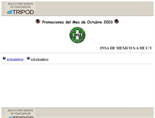Tablet Screenshot of insademexico.tripod.com