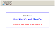 Tablet Screenshot of gratis-klingeltone.tripod.com