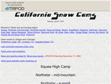 Tablet Screenshot of californiasnowcams.tripod.com