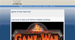 Desktop Screenshot of gameofwarhacktool.tripod.com