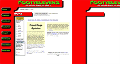 Desktop Screenshot of footyelevens.tripod.com