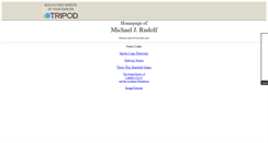 Desktop Screenshot of mrudolf.tripod.com