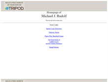 Tablet Screenshot of mrudolf.tripod.com