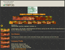 Tablet Screenshot of gingerlandtheatre.tripod.com