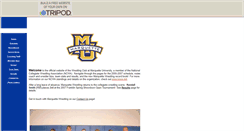 Desktop Screenshot of marquettewrestling.tripod.com