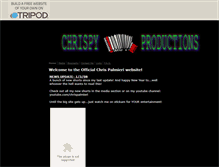 Tablet Screenshot of chrispyproductions.tripod.com