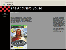 Tablet Screenshot of antihalosquad.tripod.com