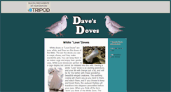 Desktop Screenshot of davesdoves.tripod.com