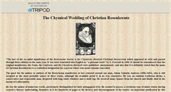 Desktop Screenshot of chymicalwedding.tripod.com