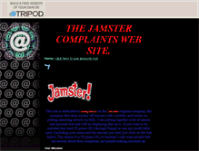 Tablet Screenshot of jamstercomplaints.tripod.com