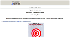 Desktop Screenshot of decisiones.tripod.com