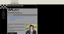 Desktop Screenshot of emile-hirsch.tripod.com