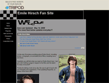 Tablet Screenshot of emile-hirsch.tripod.com